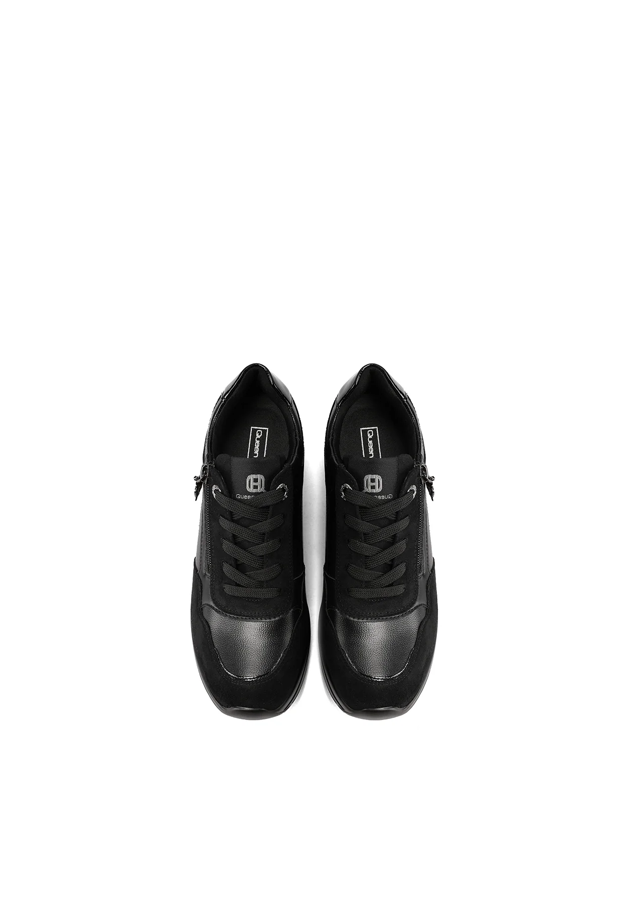 Sneakers con zeppa e zip laterale X33-29 - Image 5