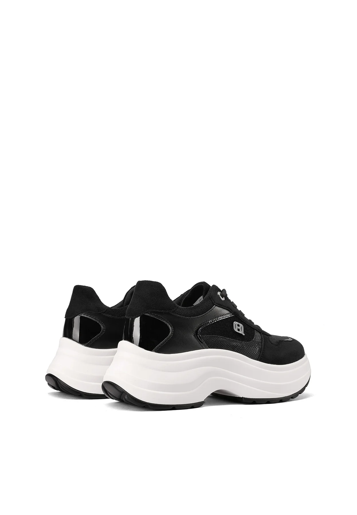 Sneakers plaform in camoscio eleganti X33-35 - Image 11