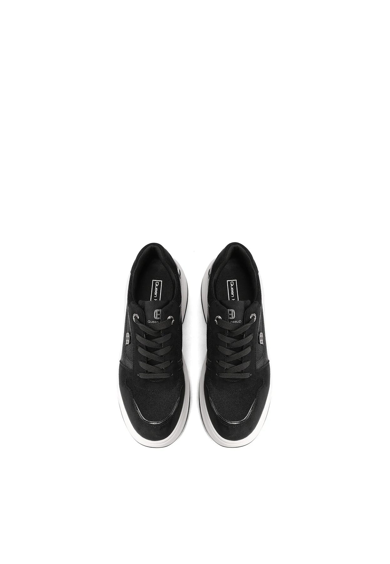 Sneakers plaform in camoscio eleganti X33-35 - Image 12