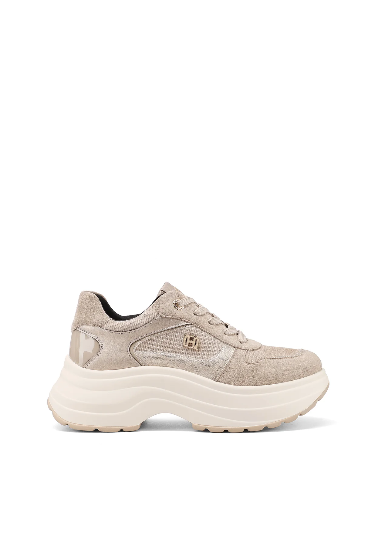 Sneakers plaform in camoscio eleganti X33-35 - Image 2