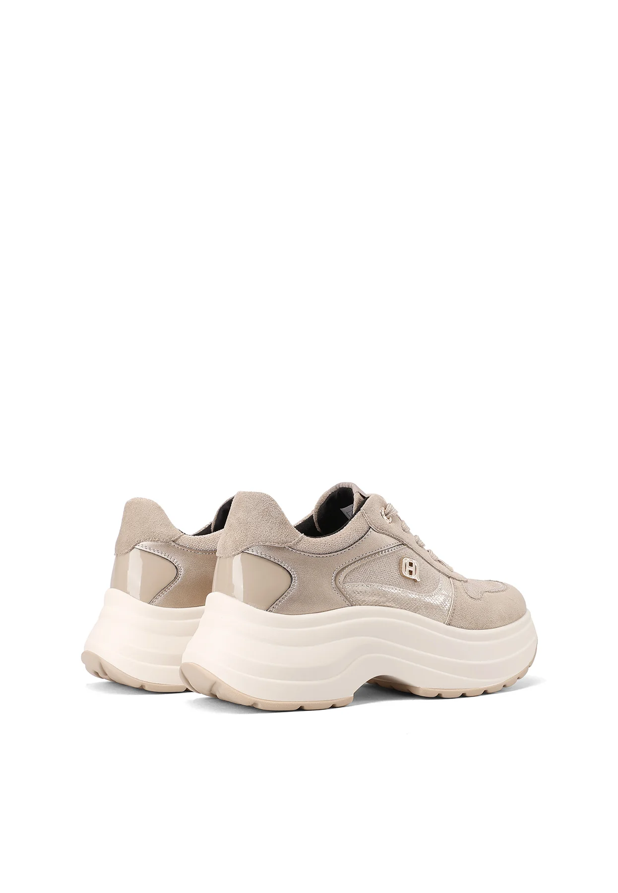 Sneakers plaform in camoscio eleganti X33-35 - Image 4