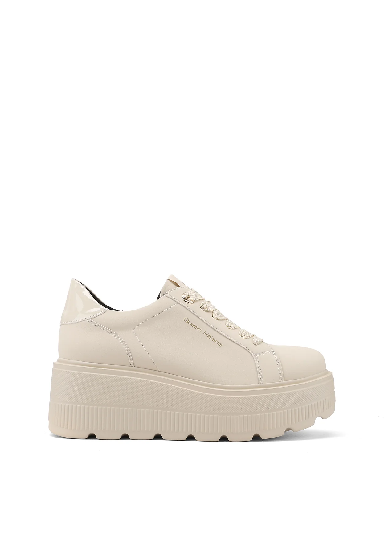 Sneakers platform con punta tonda e suola alta zeppa X33-6 - Image 2