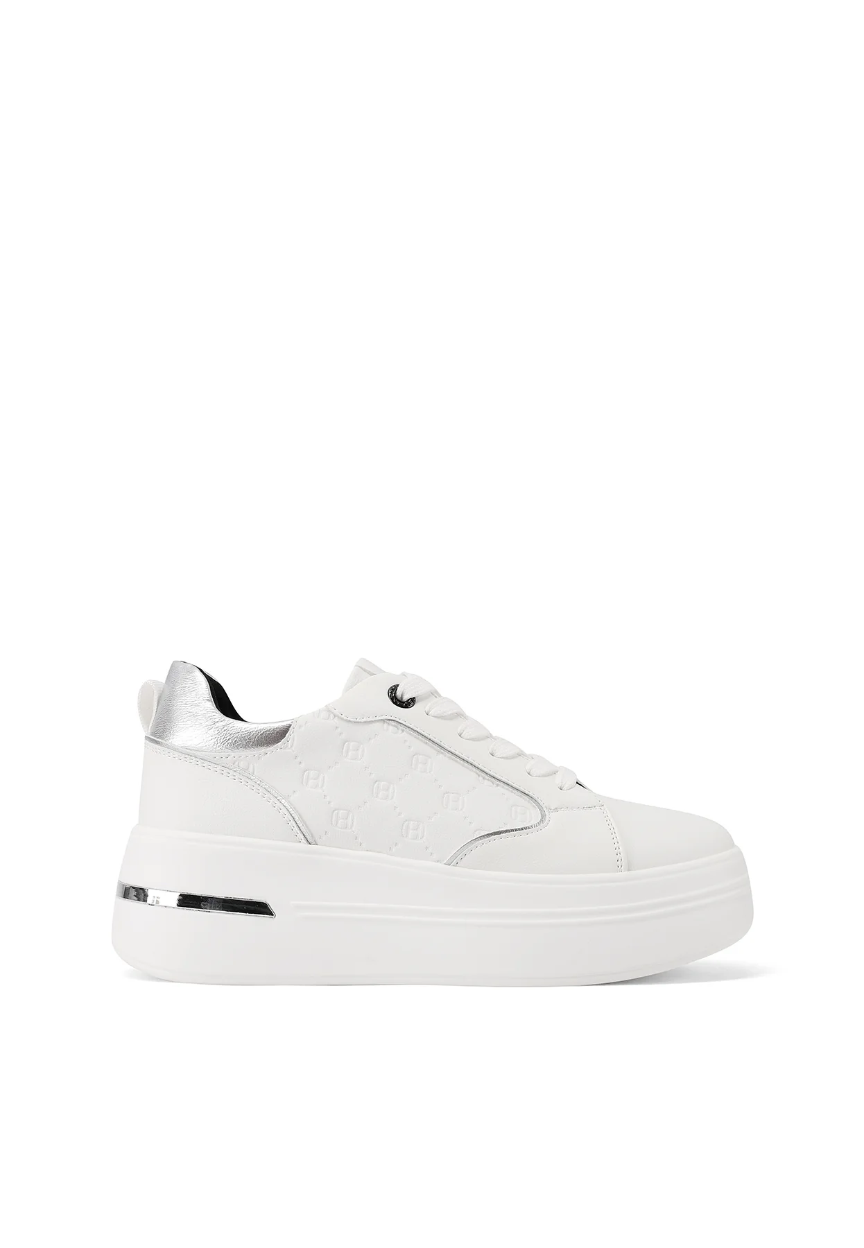 Sneakers da donna platform con ricamo geometrico X33-7 - Image 16