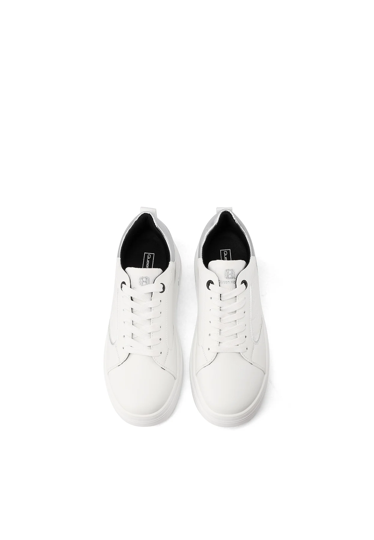 Sneakers da donna platform con ricamo geometrico X33-7 - Image 19