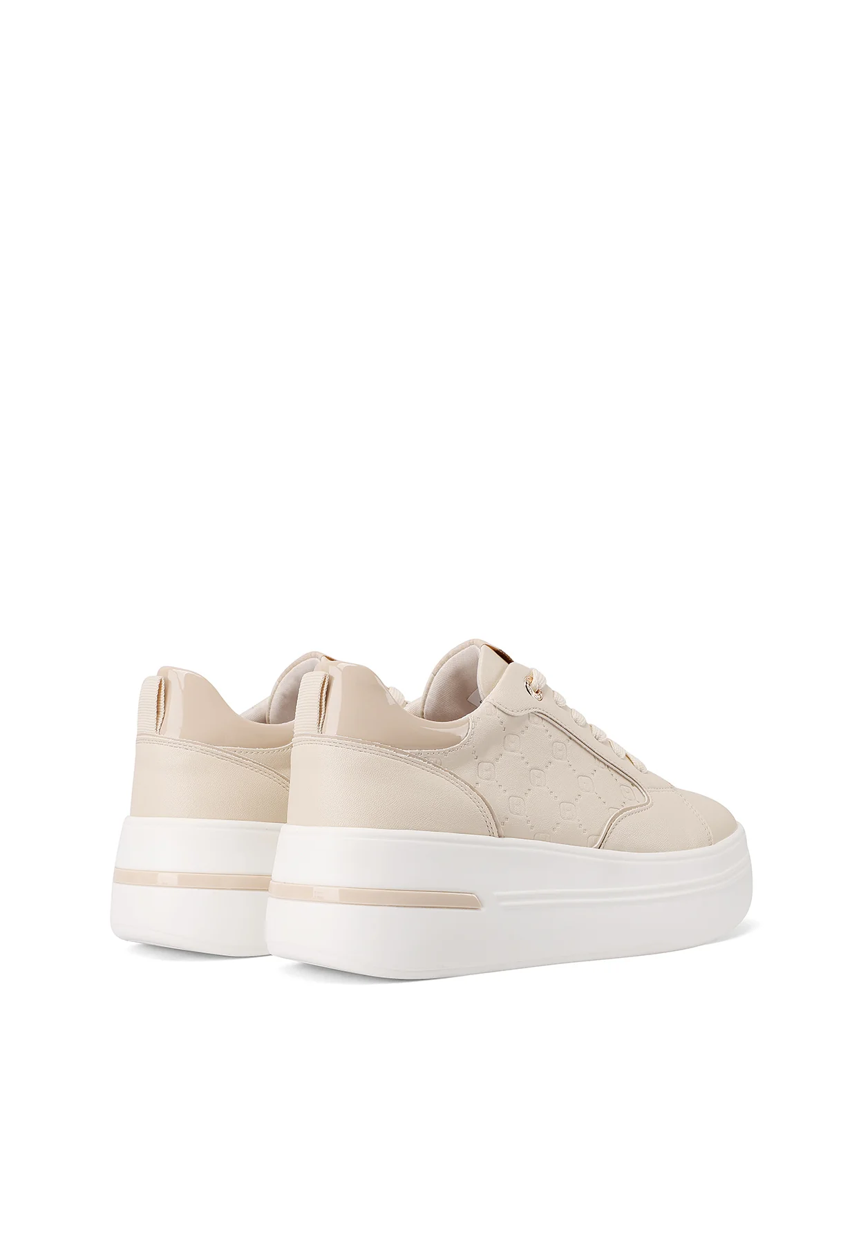 Sneakers da donna platform con ricamo geometrico X33-7 - Image 4