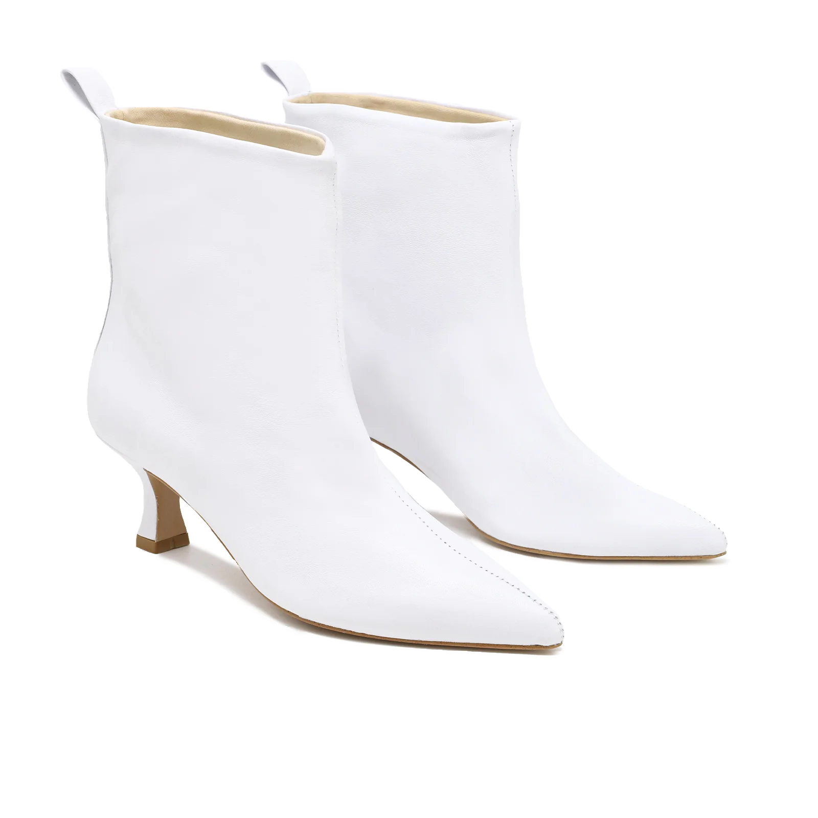 Stivaletto elegante in vera pelle con tacco basso – 3207 - Image 7