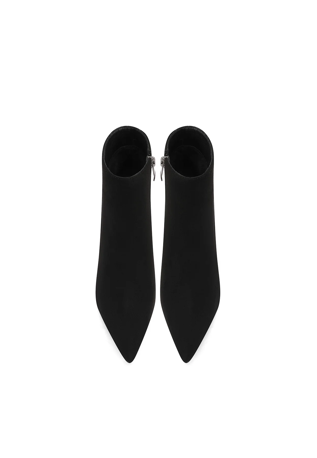 Stivaletto nero con tacco scultoreo elegante K3438 - Image 6
