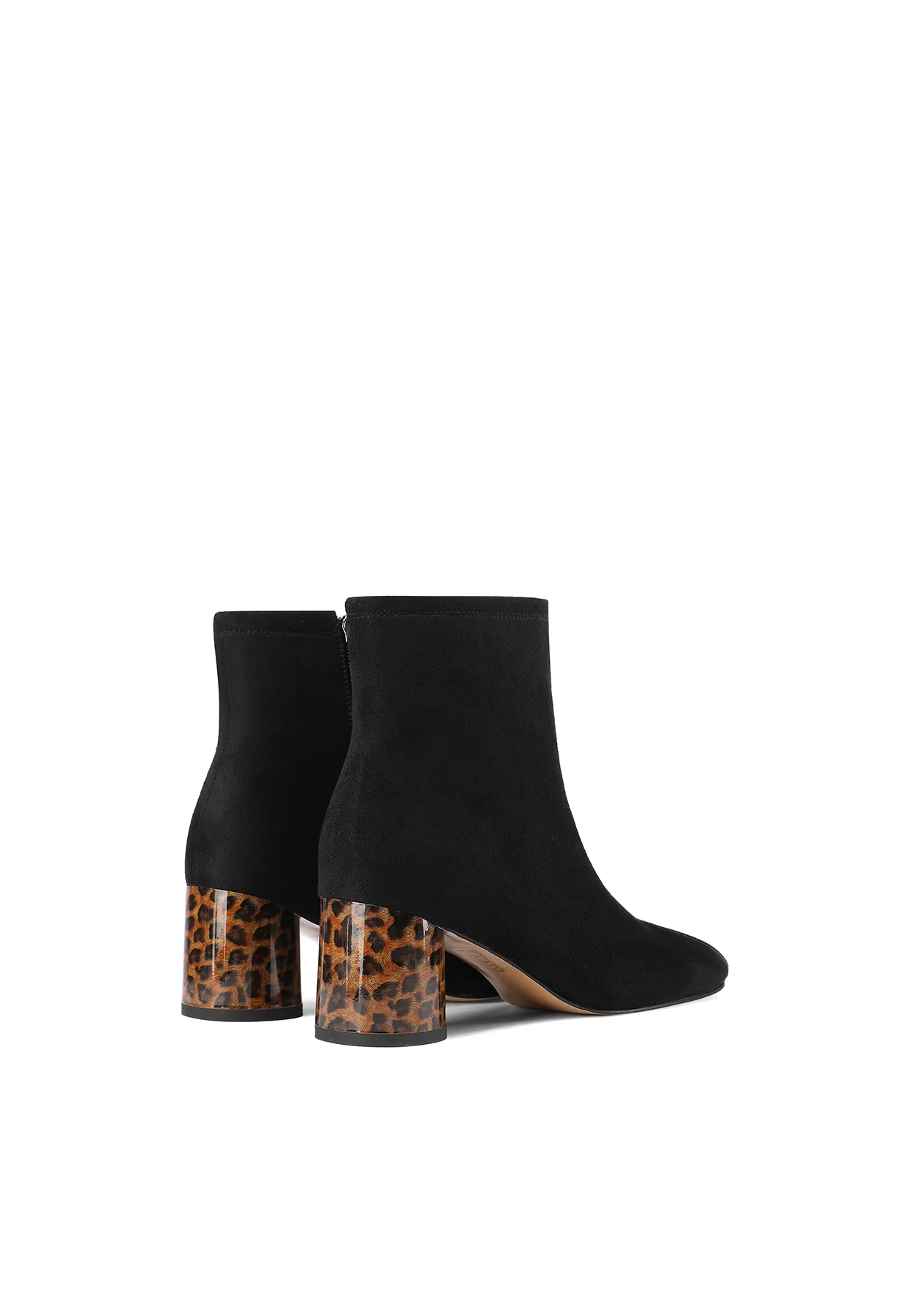 Stivaletti donna con tacco medio leopardato K3449 - Image 4