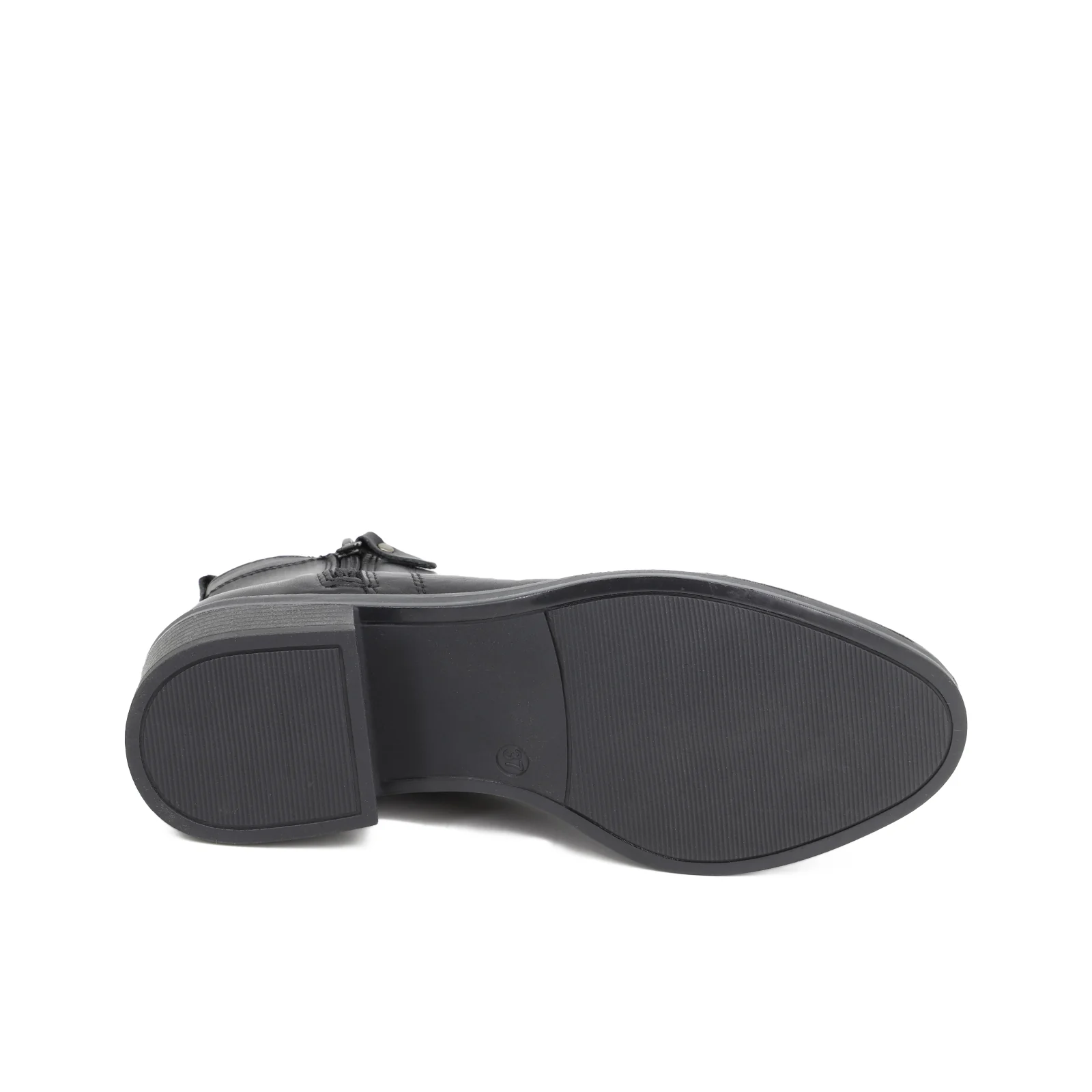 Stivaletto nero in vera pelle con doppia zip QH20_V-61 - Image 8