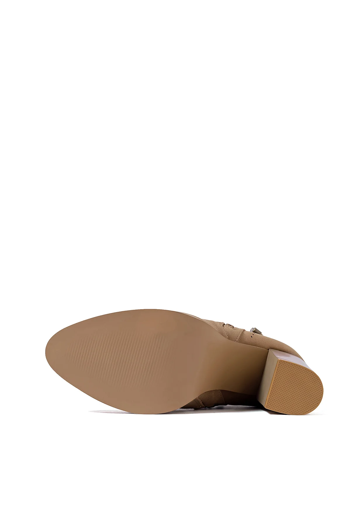 Stivaletto traforato beige con tacco alto e decorazioni X30-112 - Image 23