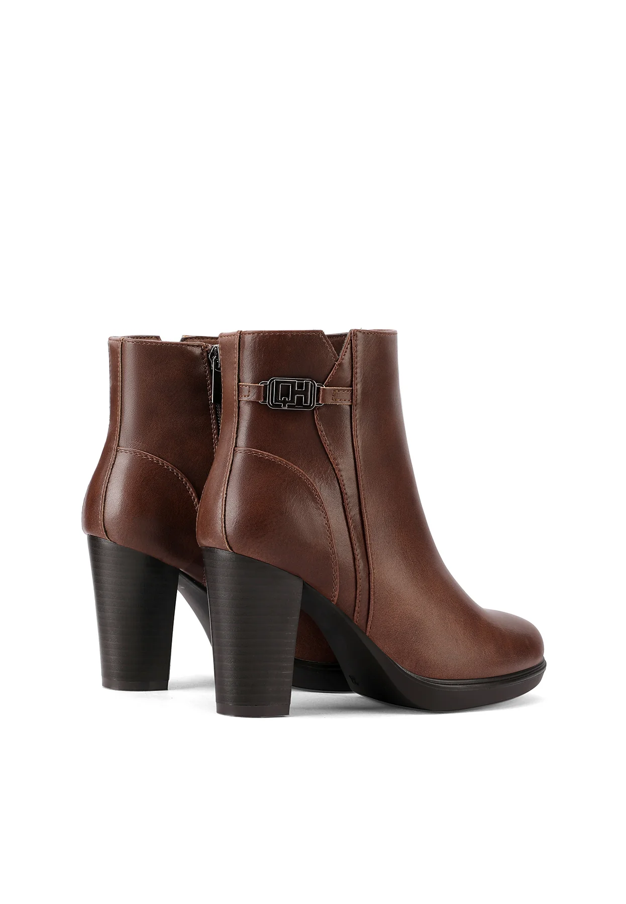 Stivaletti tronchetti donna eleganti tacco alto X31-116 - Image 12