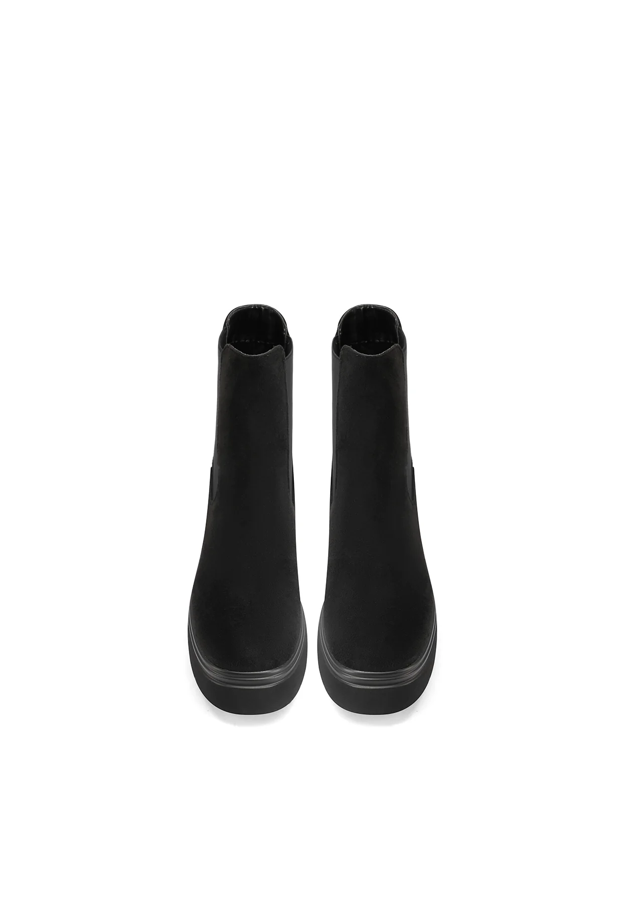 Stivaletti da donna chelsea con zeppa alta platform X31-129 - Image 11