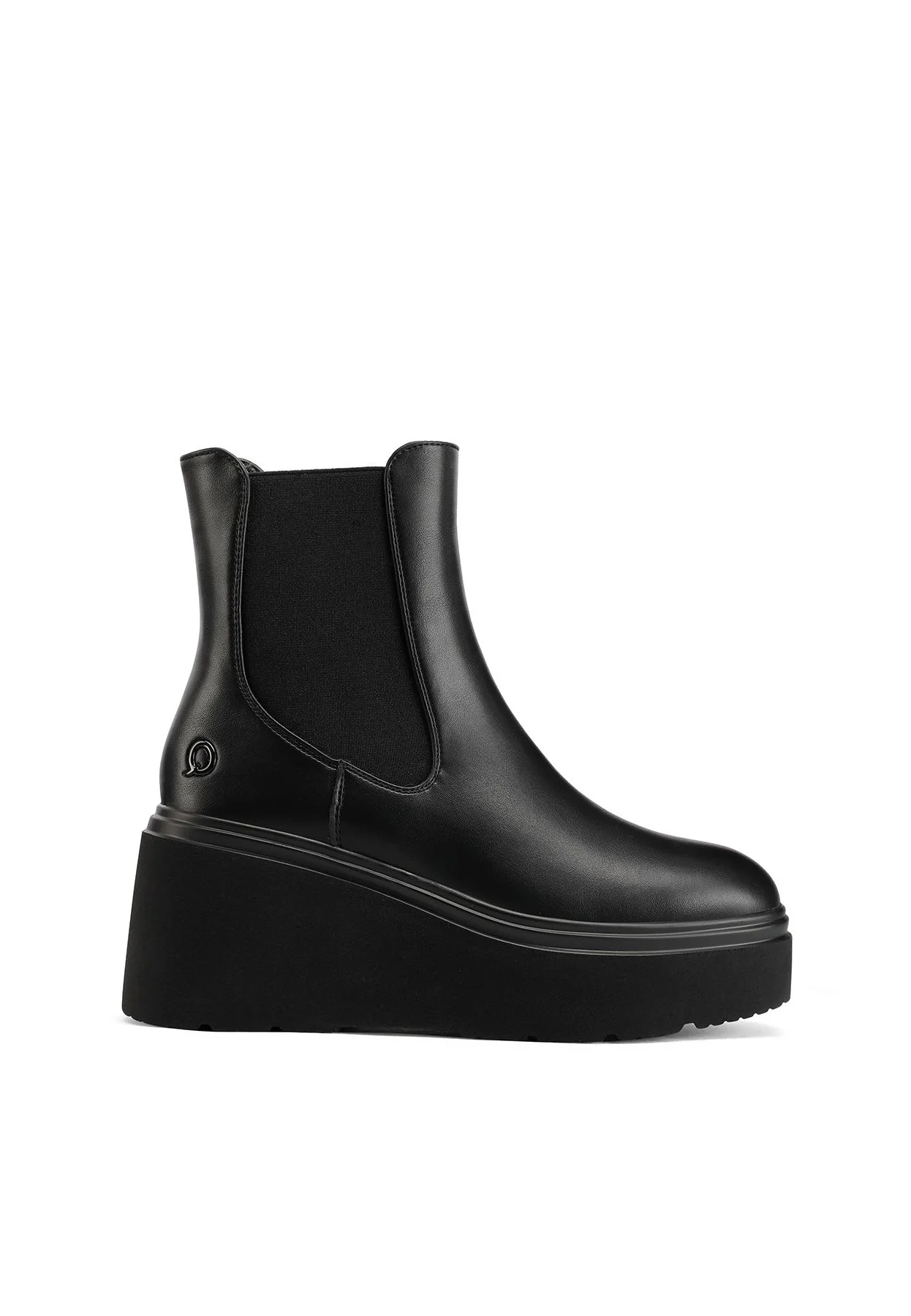 Stivaletti da donna chelsea con zeppa alta platform X31-129 - Image 2