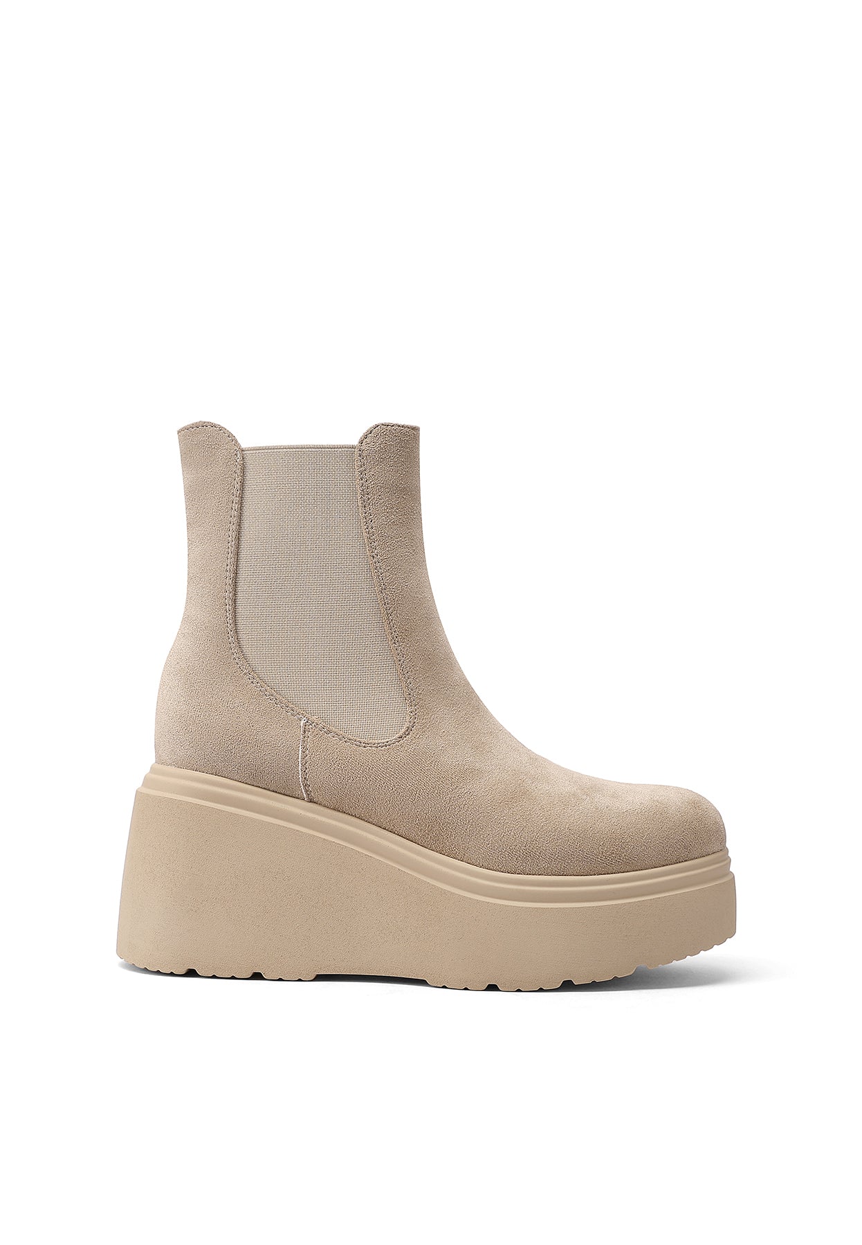 Stivaletti da donna chelsea con zeppa alta platform X31-129 - Image 23