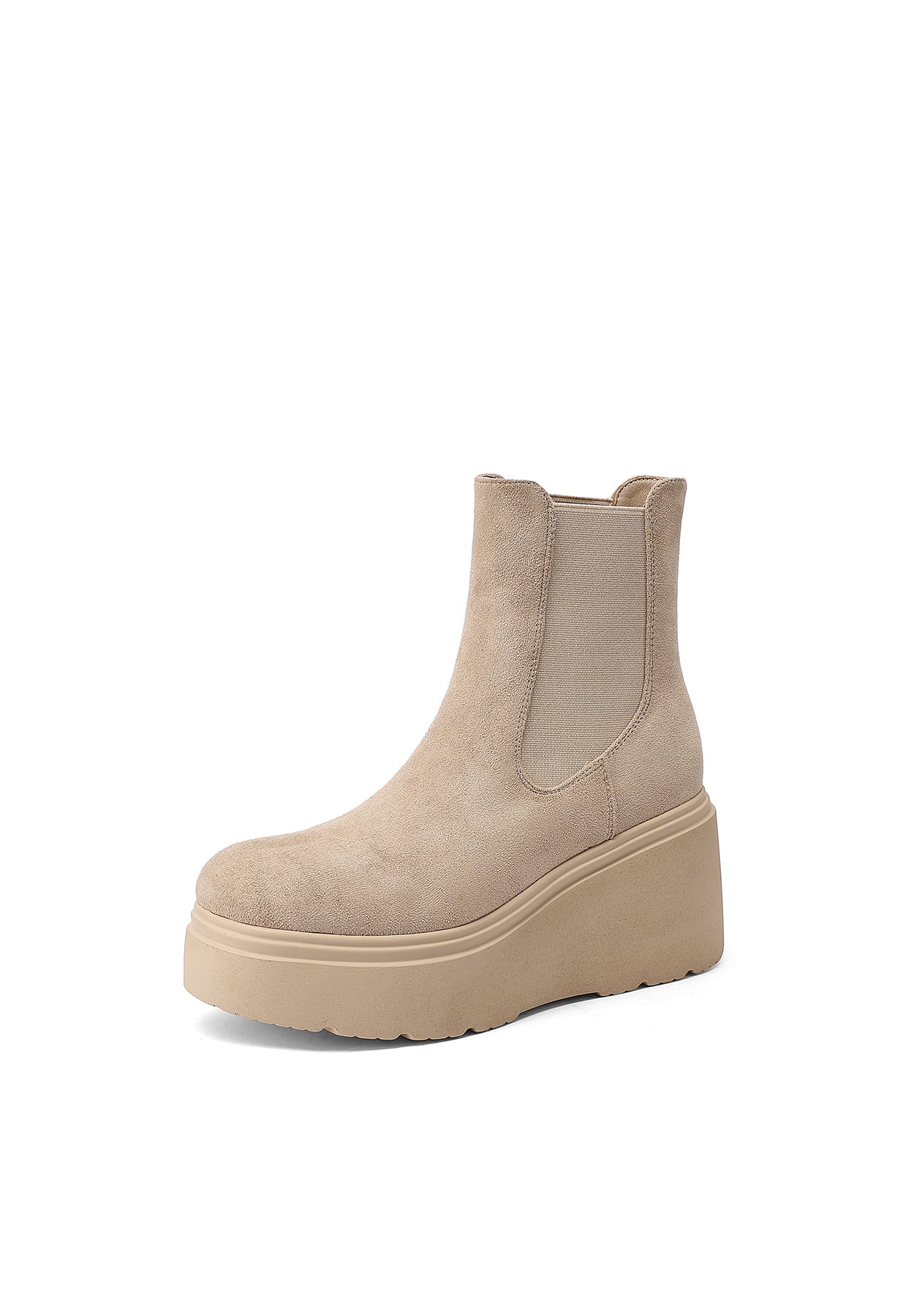 Stivaletti da donna chelsea con zeppa alta platform X31-129 - Image 24