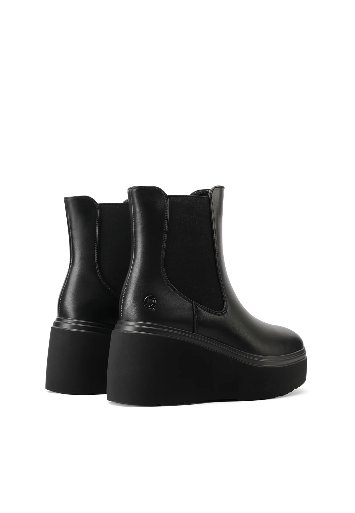 Stivaletti da donna chelsea con zeppa alta platform X31-129 - Image 5