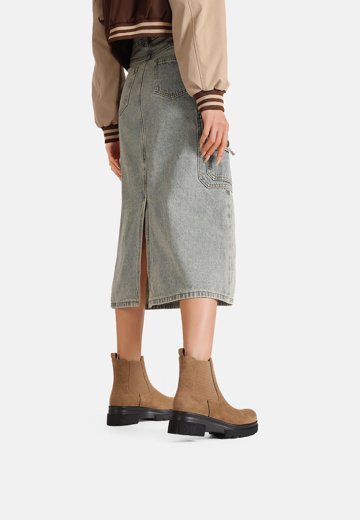 Chelsea boots donna suola rinforzata X31-44 - Image 8