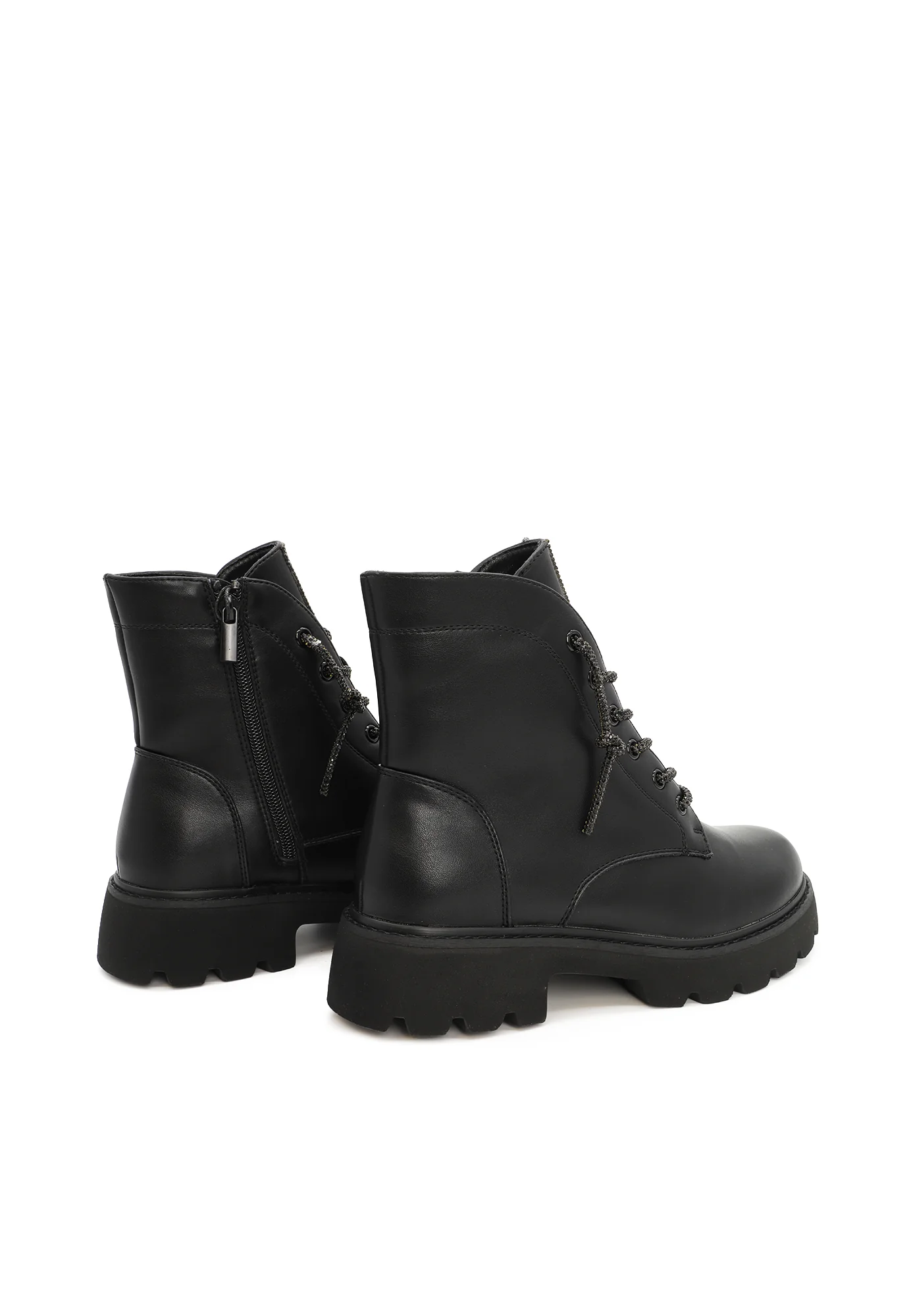 Stivaletti anfibi donna scamosciati lacci X31-54 - Image 19