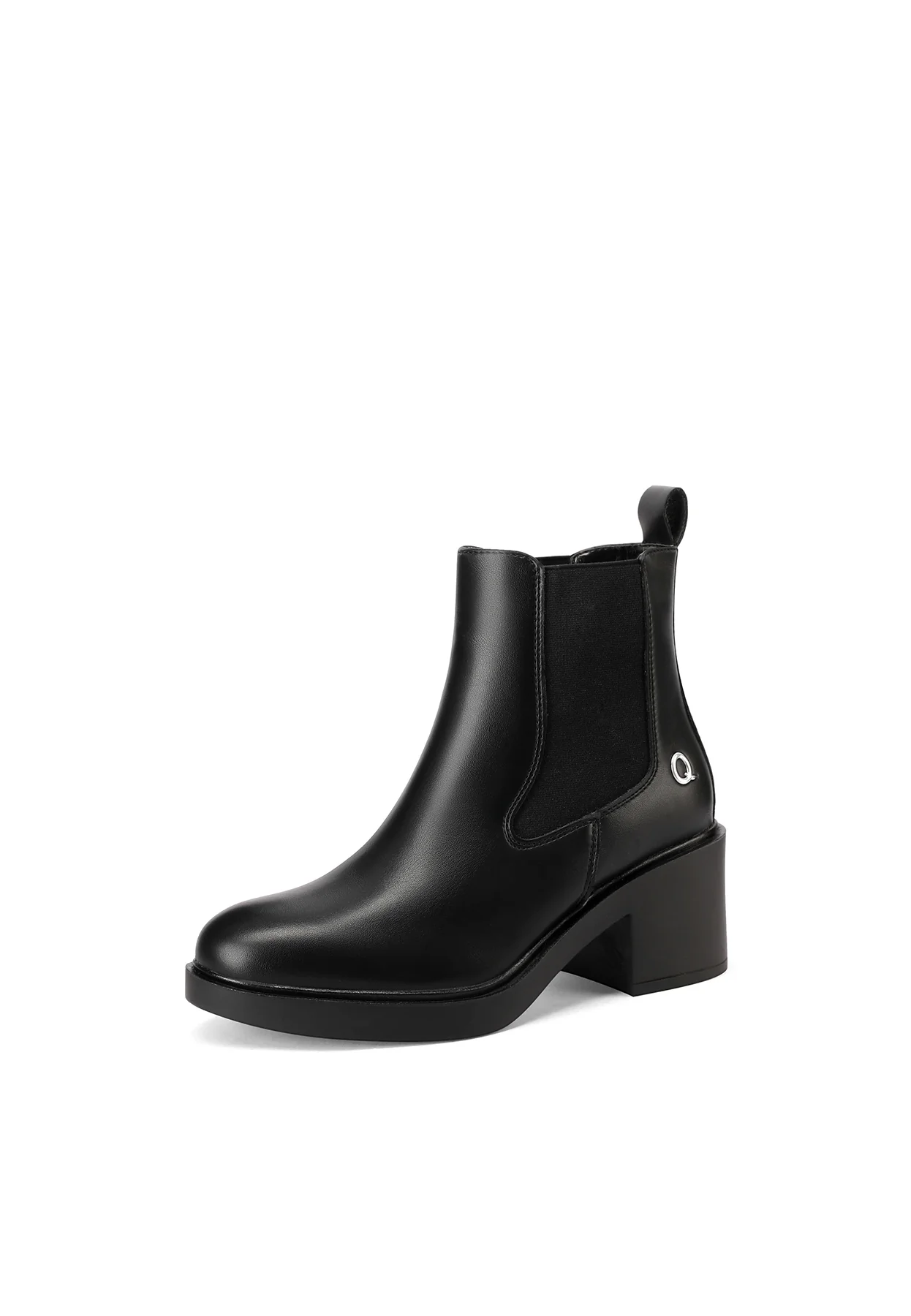 Stivaletto Chelsea boots donna con tacco X31-83 - Image 3