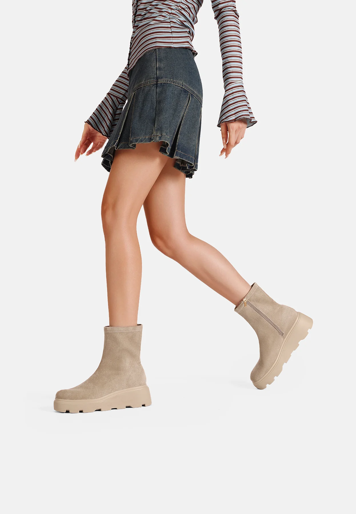 Stivaletti donna platform minimal X31-95 - Image 14