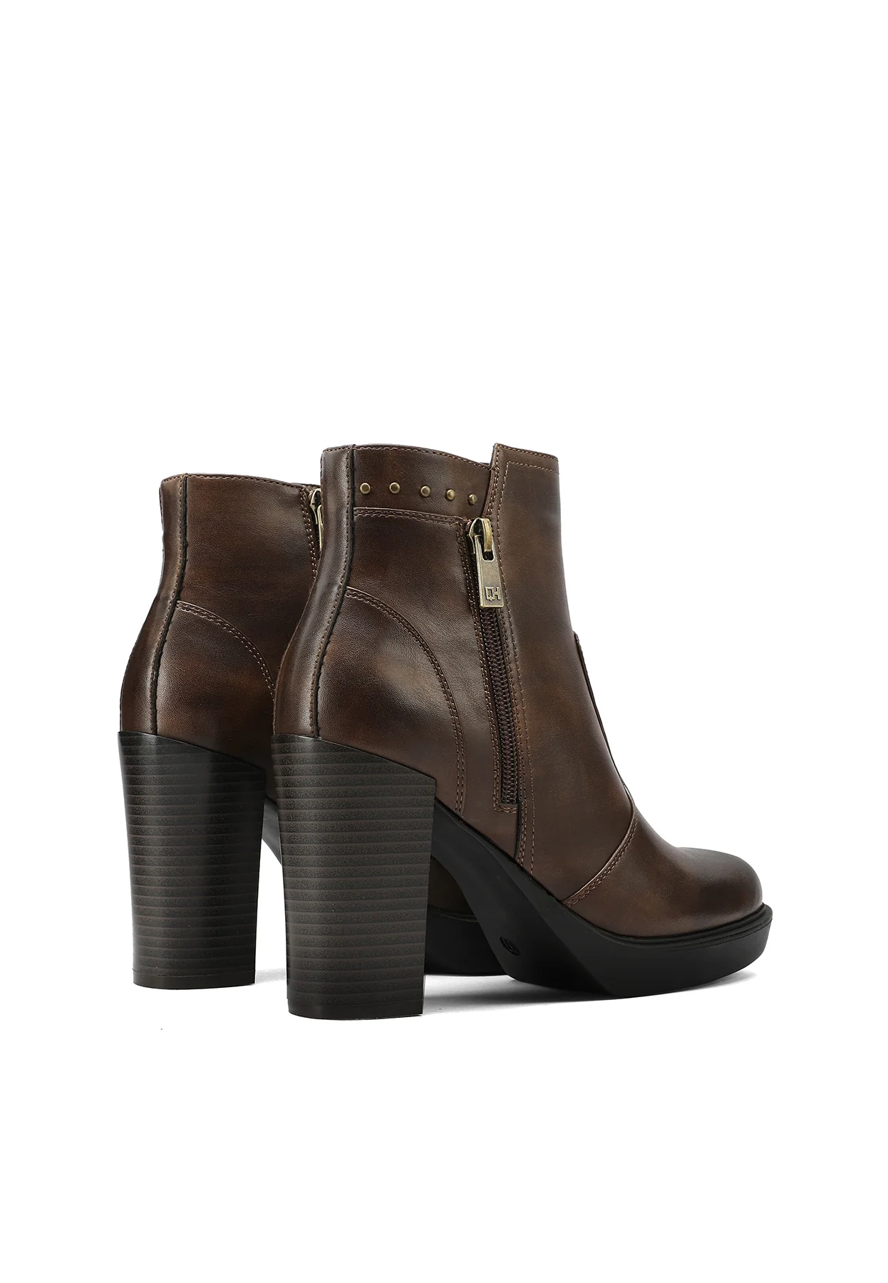 Stivaletti da donna con tacco alto e plateau X33-104 - Image 11