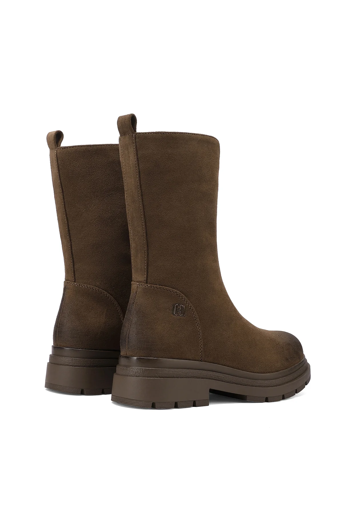 Stivali da donna in ecopelle con zip frontale X33-57 - Image 11