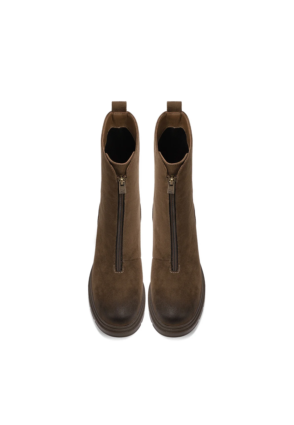 Stivali da donna in ecopelle con zip frontale X33-57 - Image 13