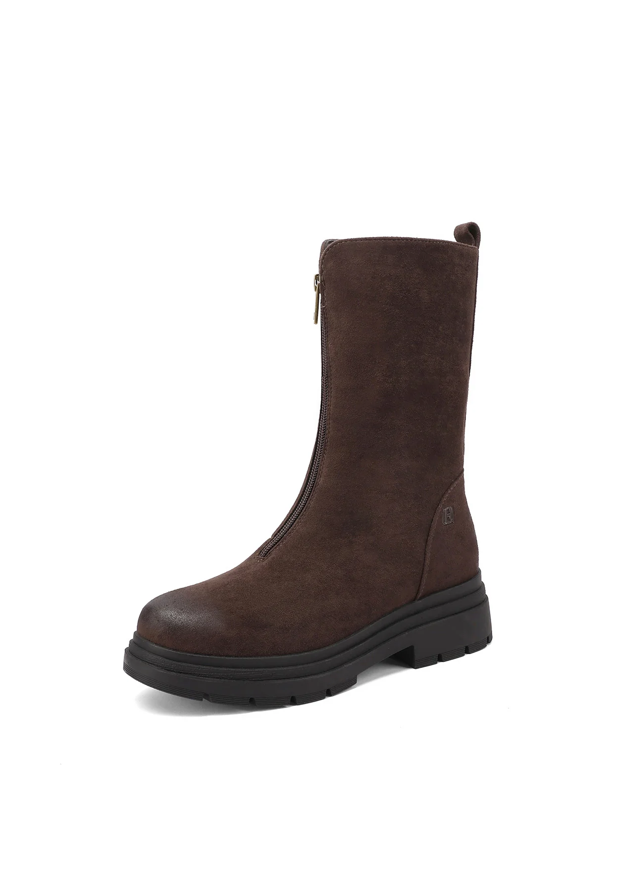Stivali da donna in ecopelle con zip frontale X33-57 - Image 17