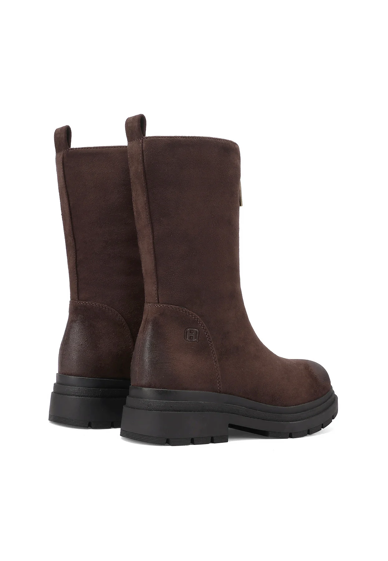 Stivali da donna in ecopelle con zip frontale X33-57 - Image 18