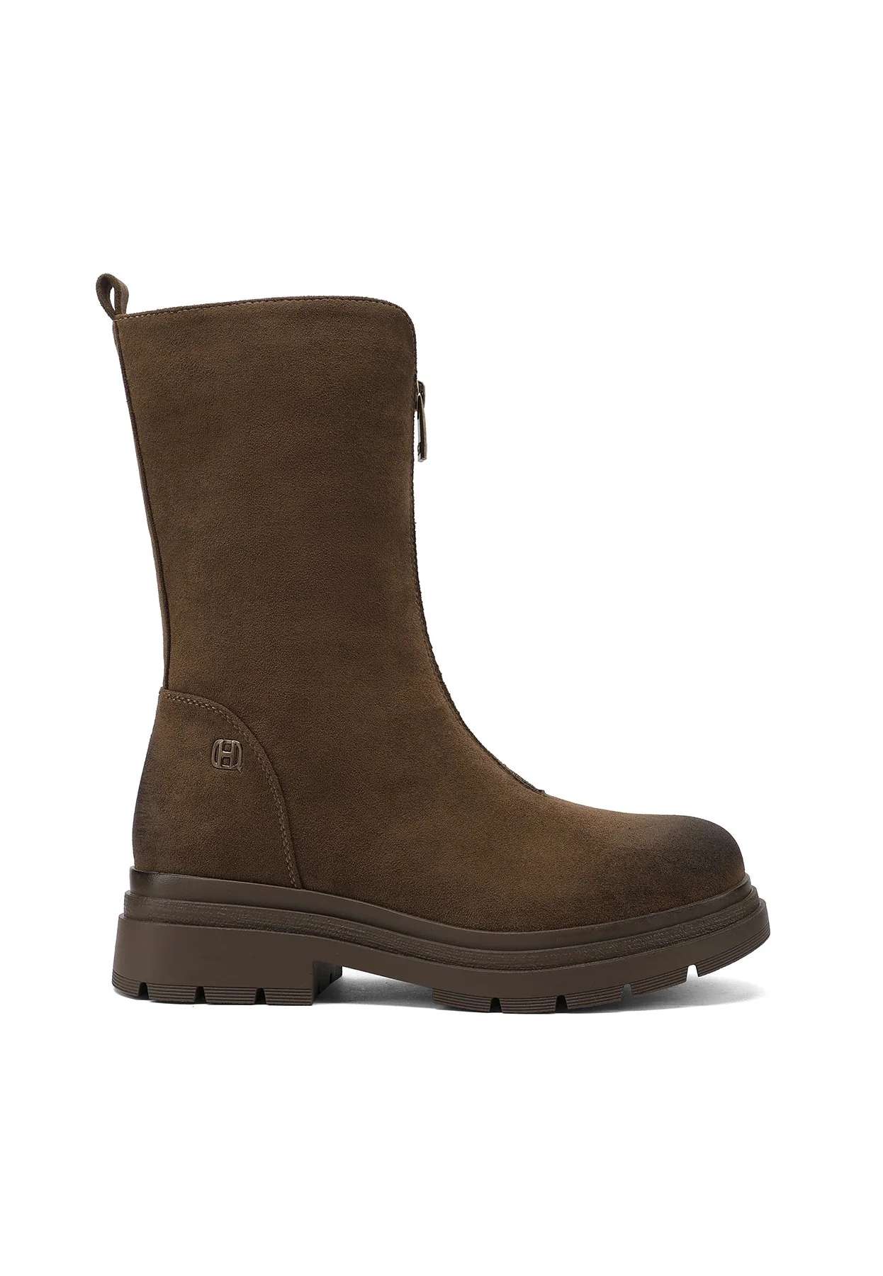 Stivali da donna in ecopelle con zip frontale X33-57 - Image 9
