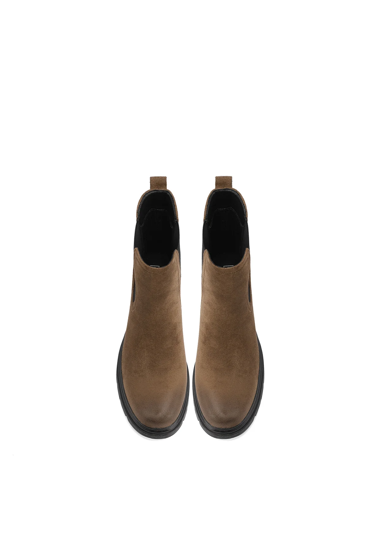 Stivaletti chelsea classici da donna con tacco largo X33-82 - Image 12