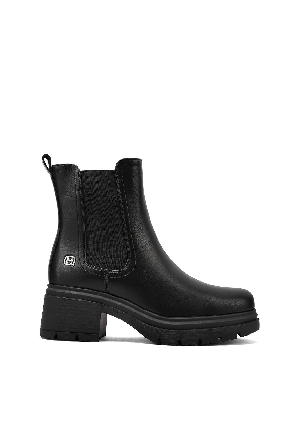 Stivaletti chelsea classici da donna con tacco largo X33-82 - Image 2