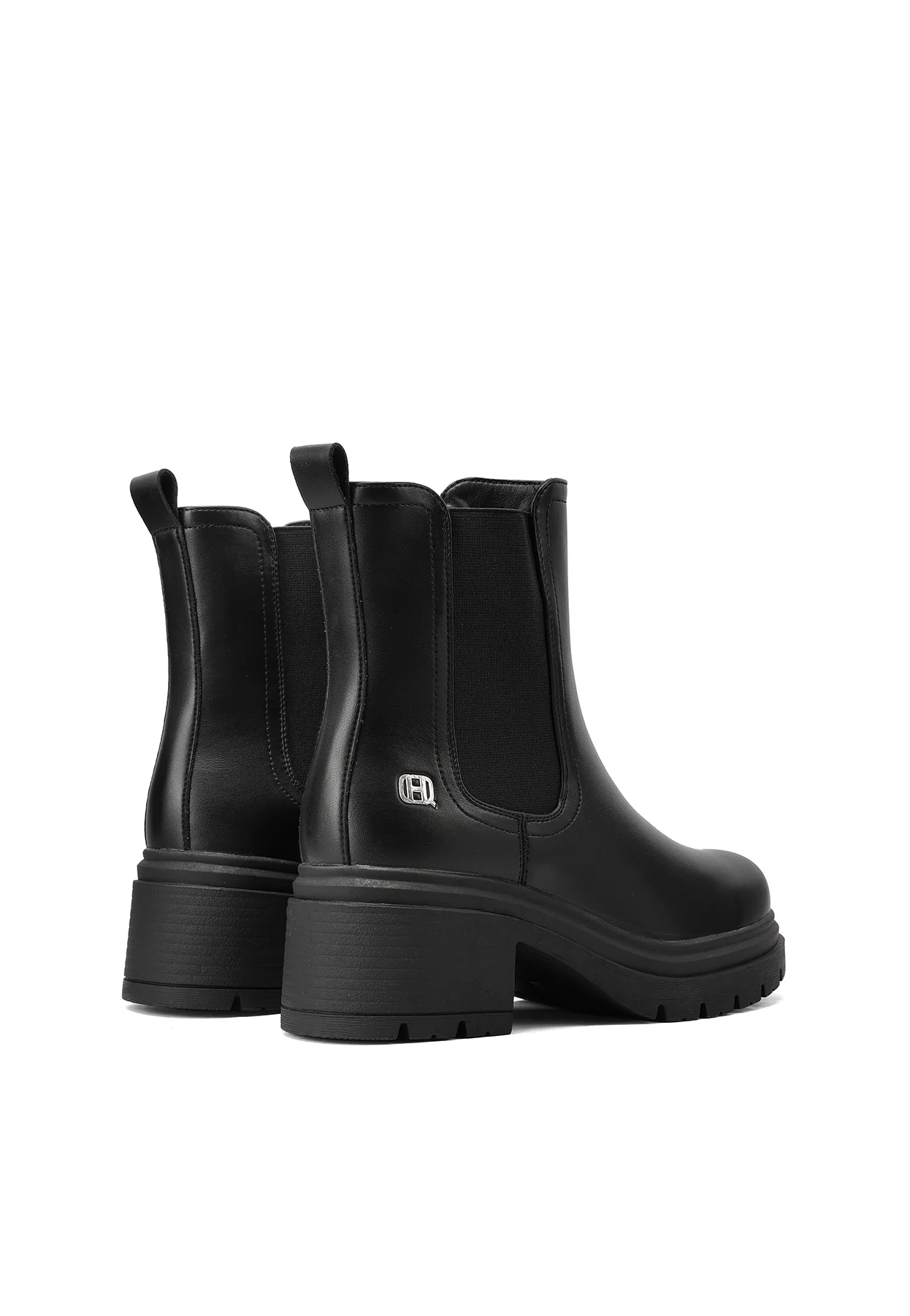 Stivaletti chelsea classici da donna con tacco largo X33-82 - Image 4