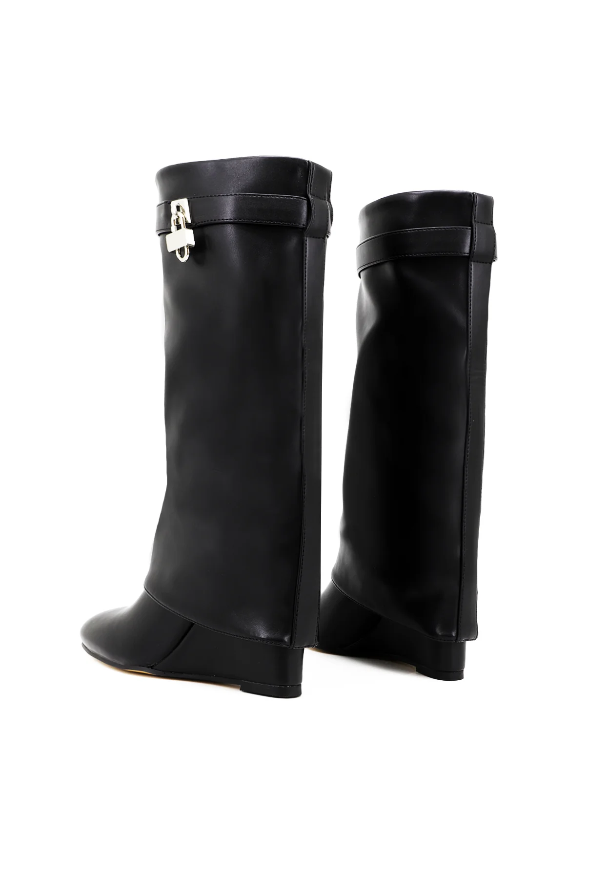 Stivale donna con gambale morbido e fibbia K4007 - Image 14