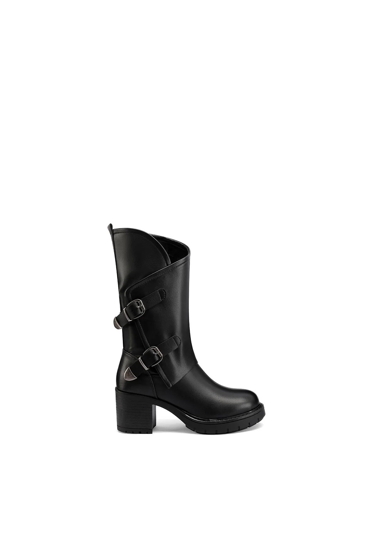 Stivali donna biker con tacco X31-101 - Image 2