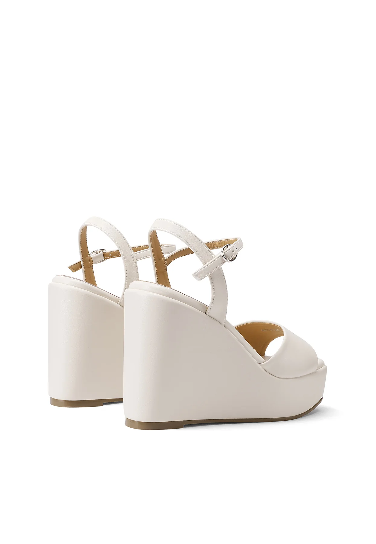 Sandali con zeppa alta platform minimal e cinturino ZM9914 - Image 11