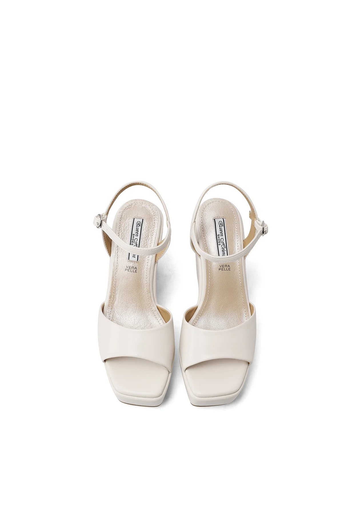 Sandali con zeppa alta platform minimal e cinturino ZM9914 - Image 12