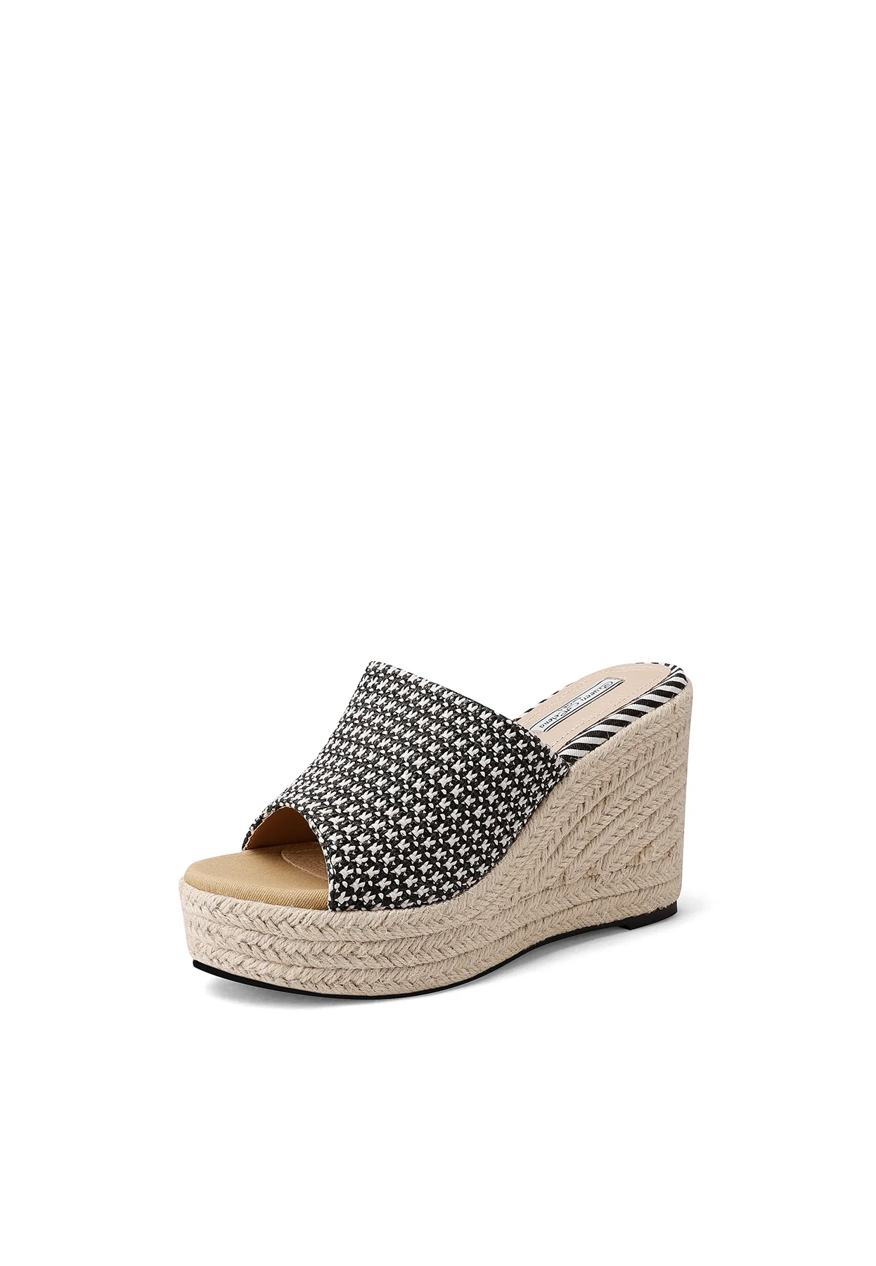 Sandali sabot con zeppa in corda intrecciata comodi ZM9983 - Image 3